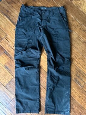5.11 Tactical Men's Cargo Pants 38x34 Black Lightweight Stretch Straight Leg